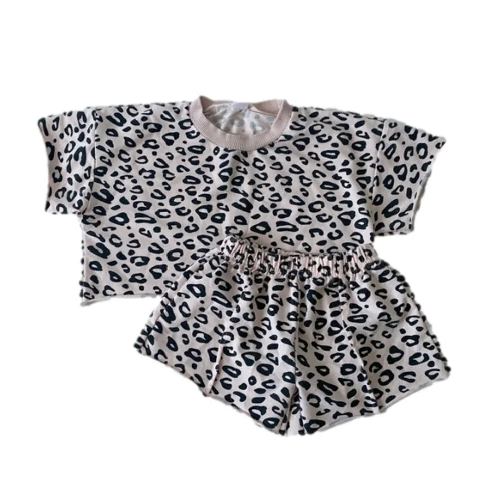 Pink Leopard toddler girl 2 piece outfit size 2T - Picture 5 of 5